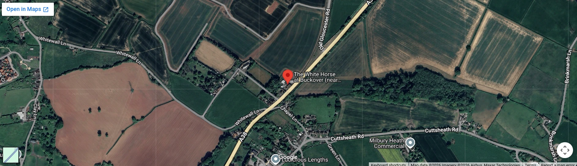 The White Horse Location Map